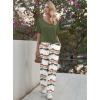 image:imageEkouaer Pajama Sets for Women 2 Piece Lounge Set Short Sleeve Tops and Long Pants Soft Comfy Pjs Sleepwear Outfits SXXLOmbre Green