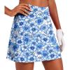 Blue White Floral