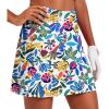 image:imageEkouaer 16 Golf Skorts for Woman with Inner Pockets Silicone Grippers Tennis Skirt Quick Dry Athletic Pickleball SkortNature Floral