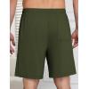 image:imageEkouaer Mens Pajama Shorts Bamboo Viscose Breathable Soft Sleep Short Elastic Waist 2026 Lounge PJ Short with PocketsArmy Green