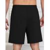 image:imageEkouaer Mens Pajama Shorts Bamboo Viscose Breathable Soft Sleep Short Elastic Waist 2026 Lounge PJ Short with PocketsBlack