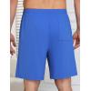 image:imageEkouaer Mens Pajama Shorts Bamboo Viscose Breathable Soft Sleep Short Elastic Waist 2026 Lounge PJ Short with PocketsBlue