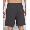 image:imageEkouaer Mens Pajama Shorts Bamboo Viscose Breathable Soft Sleep Short Elastic Waist 2026 Lounge PJ Short with PocketsGray
