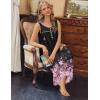 image:imageEkouaer Nightgowns for Women Long Sleeveless Night Gowns Ladies Soft Nightdress Victorian Sleepwear with Pockets SXXXLBlack Pink Sakura