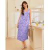 image:imageEkouaer Nightgowns for Women Long Sleeveless Night Gowns Ladies Soft Nightdress Victorian Sleepwear with Pockets SXXXLBlue White Spots
