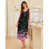 image:imageEkouaer Nightgowns for Women Long Sleeveless Night Gowns Ladies Soft Nightdress Victorian Sleepwear with Pockets SXXXLCherry Blossoms