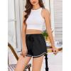 image:imageEkouaer Pajama Shorts for Women 2026 Soft Sleep Shorts Casual Lounge Bottoms Comfy Pj Bottoms with PocketsBlack