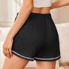 image:imageEkouaer Pajama Shorts for Women 2026 Soft Sleep Shorts Casual Lounge Bottoms Comfy Pj Bottoms with PocketsBlack and Army Green