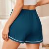 image:imageEkouaer Pajama Shorts for Women 2026 Soft Sleep Shorts Casual Lounge Bottoms Comfy Pj Bottoms with PocketsTeal
