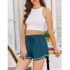 image:imageEkouaer Pajama Shorts for Women 2026 Soft Sleep Shorts Casual Lounge Bottoms Comfy Pj Bottoms with PocketsTeal