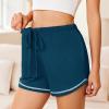 image:imageEkouaer Pajama Shorts for Women 2026 Soft Sleep Shorts Casual Lounge Bottoms Comfy Pj Bottoms with PocketsTeal