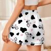 image:imageEkouaer Pajama Shorts for Women 2026 Soft Sleep Shorts Casual Lounge Bottoms Comfy Pj Bottoms with PocketsWhite Cow