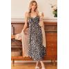 image:imageEkouaer Womens Sleeveless Nightgown Full Slip Nightshirt Print Nightwear Full Length Loungewear Soft NightdressBrown Leopard Print