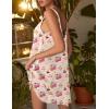 image:imageEkouaer Womens Sleeveless V Neck Satin NightgownTeddy