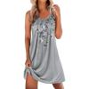Gray Floral