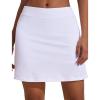 image:imageEkouaer Womens Active Performance Skort Lightweight Skirt for Running Tennis Golf Workout SportsBpocketswhite
