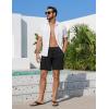 image:imageEkouaer Mens 7 Swim Trunks Swimwear Zip Pockets Beach Board Shorts Bathing Suits with Mesh LiningBlack