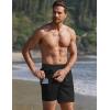 image:imageEkouaer Mens 7 Swim Trunks Swimwear Zip Pockets Beach Board Shorts Bathing Suits with Mesh LiningBlack