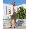 image:imageEkouaer Mens 7 Swim Trunks Swimwear Zip Pockets Beach Board Shorts Bathing Suits with Mesh LiningC Army Green