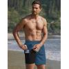 image:imageEkouaer Mens 7 Swim Trunks Swimwear Zip Pockets Beach Board Shorts Bathing Suits with Mesh LiningDark Blue