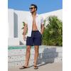 image:imageEkouaer Mens 7 Swim Trunks Swimwear Zip Pockets Beach Board Shorts Bathing Suits with Mesh LiningNavy Blue