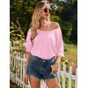 image:imageEkouaer Nightgowns for Women Bamboo Viscose Night Gowns Plus Size Sleep Shirts Short Sleeve Night Shirts Soft SleepwearPink