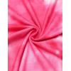 image:imageEkouaer Pajamas Set for Women Short Sleeve Lounge Set 2 Piece Loungewear PJs Soft Cute Lightweight SleepwearTie Dye Rose Pink
