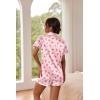 image:imageEkouaer Pajamas for Women Set Silk Satin Pjs Button Down Sleepwear Summer Loungewear Top and Shorts Lounge Set SXXLChristmas Gingerbread Man