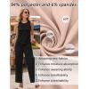 image:imageEkouaer Two Piece Sets for Women Summer Vacation Fashion Outfits Sleeveless Top Wide Leg Pants 2026 Lounge Sets S2XlBlack