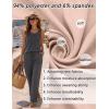 image:imageEkouaer Two Piece Sets for Women Summer Vacation Fashion Outfits Sleeveless Top Wide Leg Pants 2026 Lounge Sets S2XlGrey