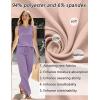image:imageEkouaer Two Piece Sets for Women Summer Vacation Fashion Outfits Sleeveless Top Wide Leg Pants 2026 Lounge Sets S2XlPurple
