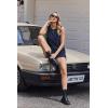 image:imageEkouaer Two Piece Shorts Set for Women Summer Lounge Set Casual Sleeveless Tank Top 2026 Matching Outfits SXXLNavy