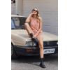 image:imageEkouaer Two Piece Shorts Set for Women Summer Lounge Set Casual Sleeveless Tank Top 2026 Matching Outfits SXXLOrange Pink