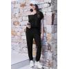 image:imageEkouaer Viscose from Bamboo Womens Pajama Sets Super Soft Short Sleeve Button Top and Pants Pj Sleepwear Sets SXXLBlack
