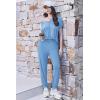 image:imageEkouaer Viscose from Bamboo Womens Pajama Sets Super Soft Short Sleeve Button Top and Pants Pj Sleepwear Sets SXXLLight Blue