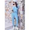 image:imageEkouaer Viscose from Bamboo Womens Pajama Sets Super Soft Short Sleeve Button Top and Pants Pj Sleepwear Sets SXXLOcean Blue
