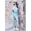 image:imageEkouaer Viscose from Bamboo Womens Pajama Sets Super Soft Short Sleeve Button Top and Pants Pj Sleepwear Sets SXXLTie Dye Blue and Purple