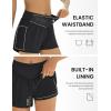 image:imageEkouaer Womens 3 Board Shorts High Waisted Swim Shorts Swimsuit Bottoms Beach Shorts with Pockets S2XL1black