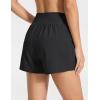 image:imageEkouaer Womens 3 Board Shorts High Waisted Swim Shorts Swimsuit Bottoms Beach Shorts with Pockets S2XL1black