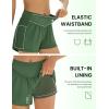 image:imageEkouaer Womens 3 Board Shorts High Waisted Swim Shorts Swimsuit Bottoms Beach Shorts with Pockets S2XLArmy Green