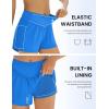 image:imageEkouaer Womens 3 Board Shorts High Waisted Swim Shorts Swimsuit Bottoms Beach Shorts with Pockets S2XLBlue