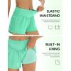 image:imageEkouaer Womens 3 Board Shorts High Waisted Swim Shorts Swimsuit Bottoms Beach Shorts with Pockets S2XLCyan