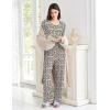image:imageEkouaer Womens Pajama Sets Short Sleeve Top and Pants 2 Piece Pjs Soft Sleepwear Comfy Lounge Set SXXLWhite Leopard