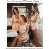 image:imageEkouaer Womens Silk Pajama Set Bow Tie Knot Tank Top Satin Pjs Sets for Bridal Party 2 Piece Cami Shorts Sleepwear SXXLChampagne