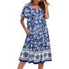 Bohemian Flowers Blue