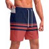 Z Stripes Navy Red