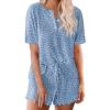 Clear Blue Floral