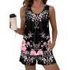 Large Floral/Blac
