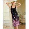 image:imageEkouaer Sleeveless Nightgowns for Women Lace Vneck Long Nightdress Wide Strap Sleepwear Soft Lounge DressesPink Floral