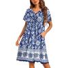 Blue Bohemian Flowers